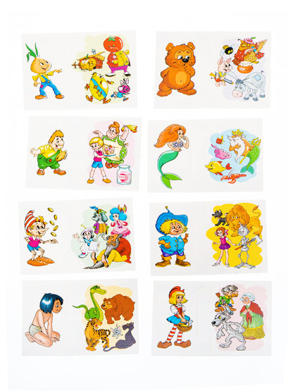 Игра обучающая. Половинки "Где моя сказка?"