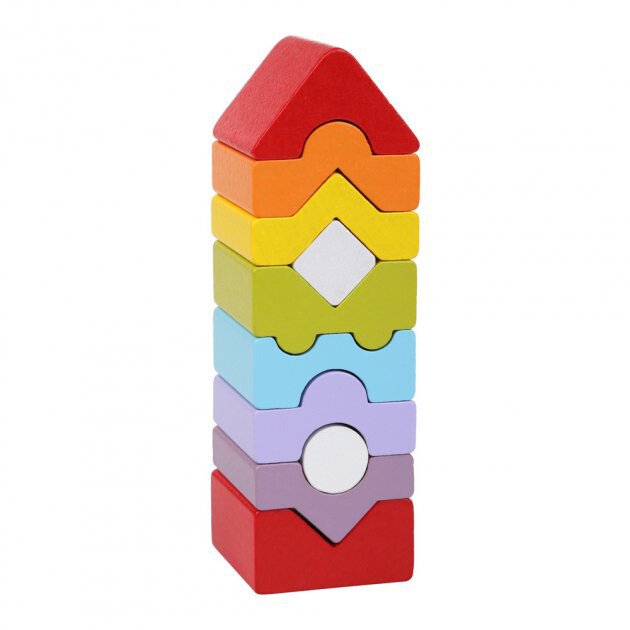 CUBIKA.14989/LD-10 Игрушка логическая "Башня" /20