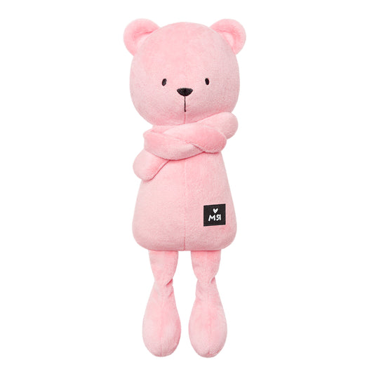 "Мяшечки" игрушка мягконабивная (Мишка Джордж, розовый)