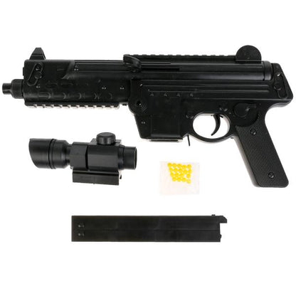 Автомат (п) с лазер. прицелом, съемный магазин, с пульками 905/713A в кор. в кор.48шт