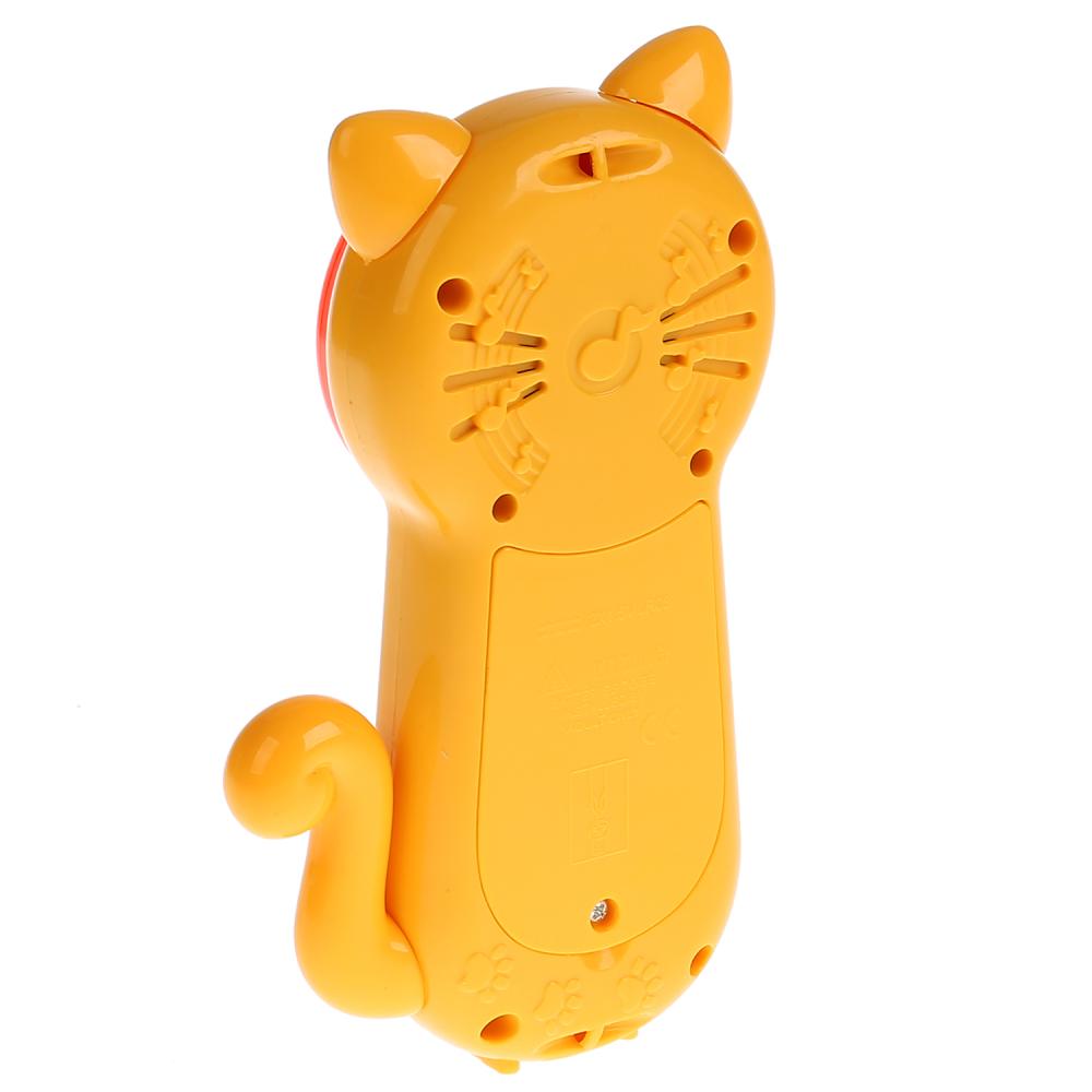 Обучающий телефон-трещотка на бат., свет+звук, Стихи М.Дружининой,учим цифры,фразы "УМКА" в кор.48шт