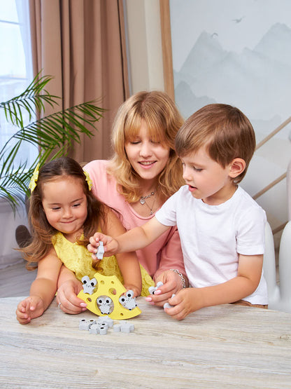 Игра деревянная Балансир "Мышиные качели" Baby Toys games