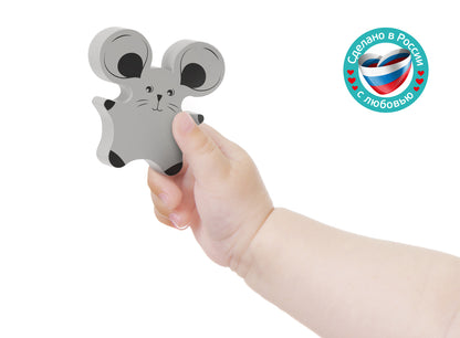 Игра деревянная Балансир "Мышиные качели" Baby Toys games