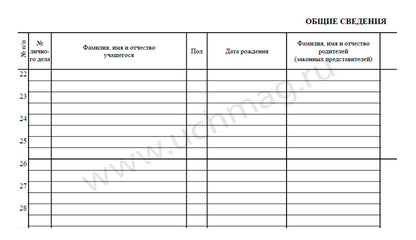Jour de classe 5-9 classes