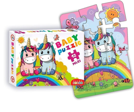 Дрофа. Baby Puzzle. "Радужные единороги" арт.3848