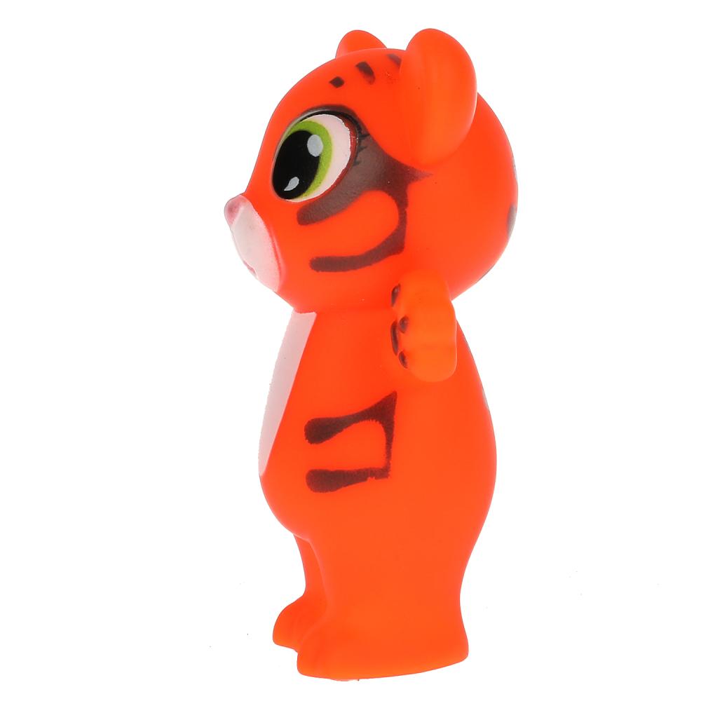 Игрушка для ванны тигренок 9 см, в сетке, КАПИТОШКА в кор.2*240шт