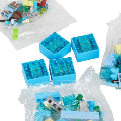 62111-ZH Constructeur de mon monde (светящийся кубик), 185 jours. Город мастеров в кор.96шт