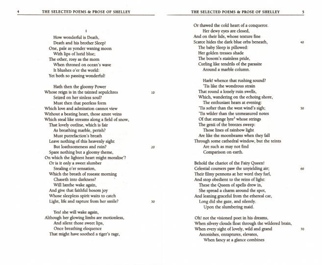 The Selected Poetry & Prose of Shelley
