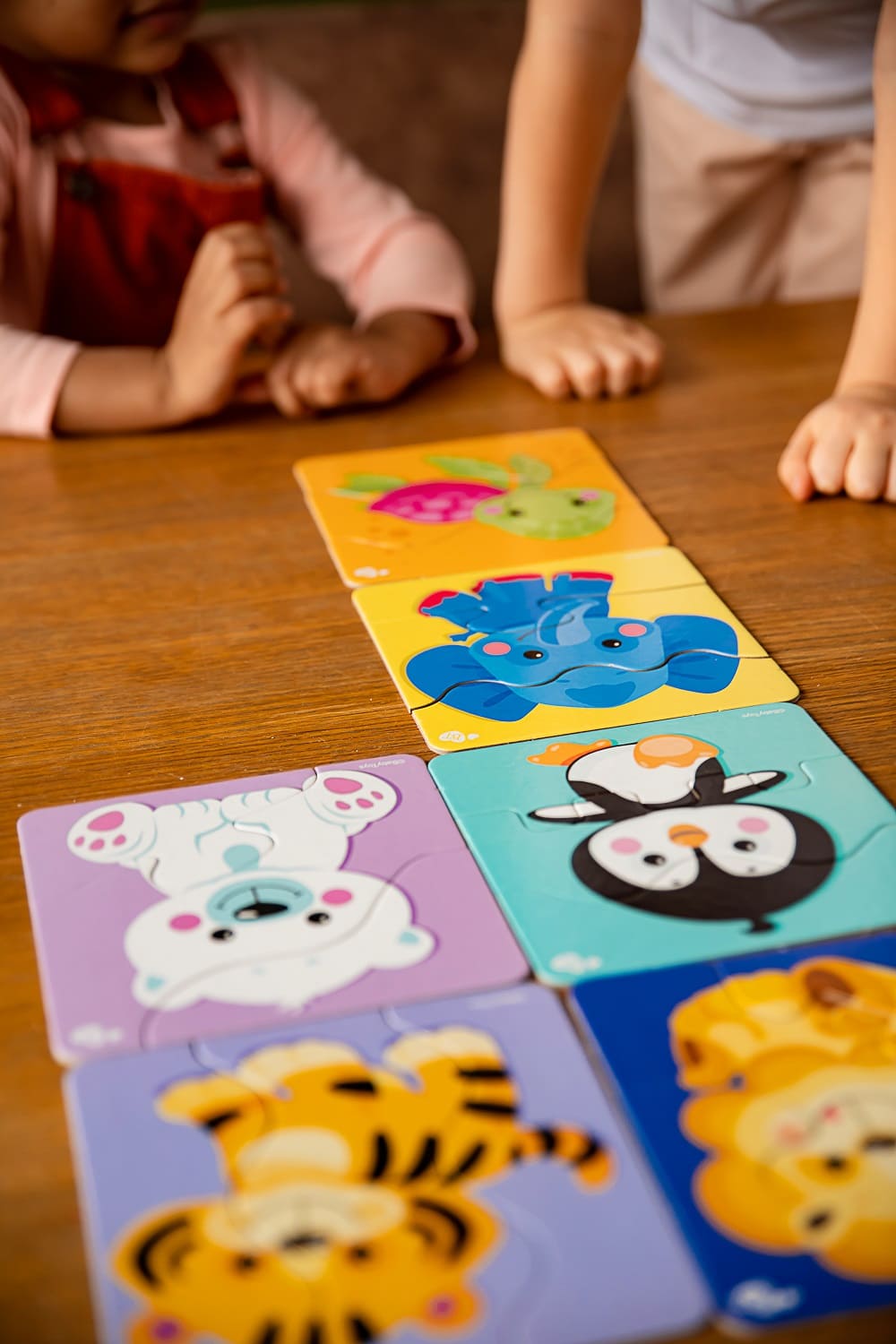 Пазлы макси ЗИГЗАГ "Зверята" 18 éléments JOUETS POUR BÉBÉ