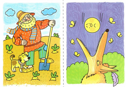 Prenez la carte avec les risques. Je m'en fiche. Colobok. Pour un enfant de 4 à 7 ans