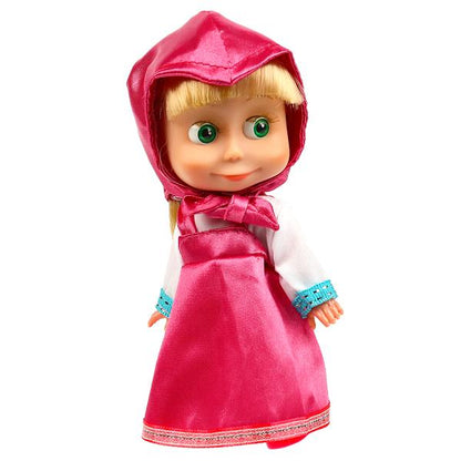 Кукла Маша И МЕДВЕДЬ маша 15см, озвуч., акс, кор КАРАПУЗ в кор.30шт
