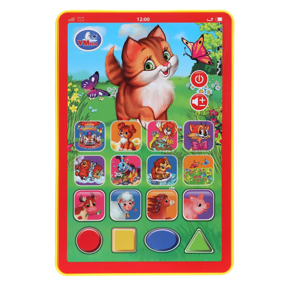 Обучающий mini-planшет 40 стихов, песен, звуков. sur le blister. Умка в кор.96шт