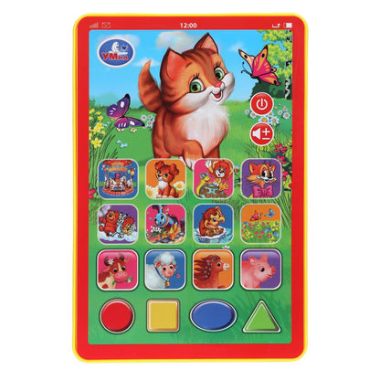 Обучающий mini-planшет 40 стихов, песен, звуков. sur le blister. Умка в кор.96шт