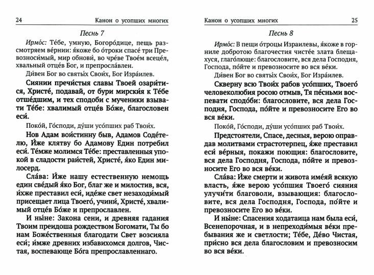 Вечная память. Молитвы об усопших: каноны, панихида, кафизма 17-я, лития