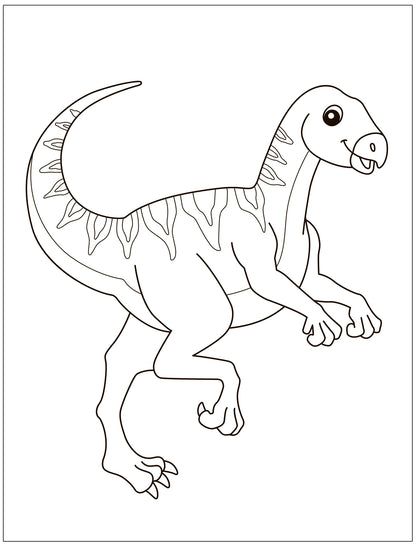 Раскраски для малышей. Dinosaures