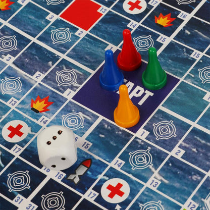 Морской бой. Танковый бой. Настольная игра-ходилка 2 игровых поля. Умные игры в кор.20шт
