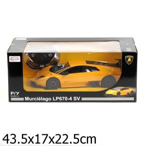 МАШИНА Р/У RASTAR MURCIELAGO LP670-4 1:14 СО СВЕТОМ, ЦВЕТ В АССОРТ. В КОР. в кор.6шт