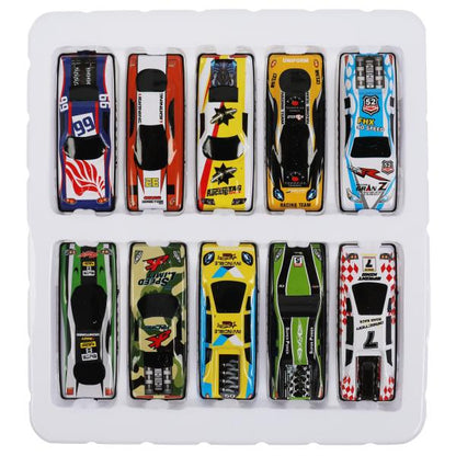 Машина металл ROAD RACING набор СУПЕРКАР 7,5 см, 10 шт,в ассорт, кор. Технопарк в кор.2*96наб