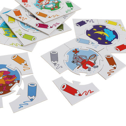 ИГРА ОБУЧАЮЩАЯ УЧИСЬ ИГРАЯ "СОЧЕТАНИЕ ЦВЕТОВ" 00065 в кор.14шт