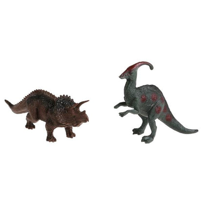 Jeu de dinosaures en plastique, 4 pièces dans un paquet. (русс. уп.) Играем вместе в кор.2*60наб
