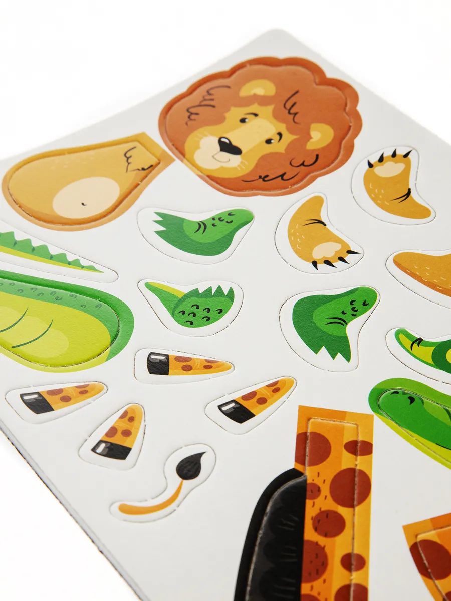 ДК.Игра магнитная "Всякая всячина. Зоопарк" (7 зверей).Серия Магнитные истории (европодвес,6 х10шт)