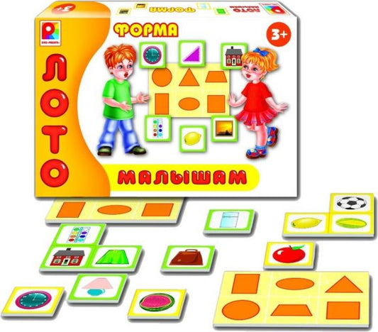 Радуга. Лото малышам "Форма" арт.С-909 /8