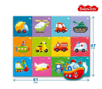 Пазлы MAXI "Техника" 24 эл Jouets Pour Bébé (поле 61х47см)