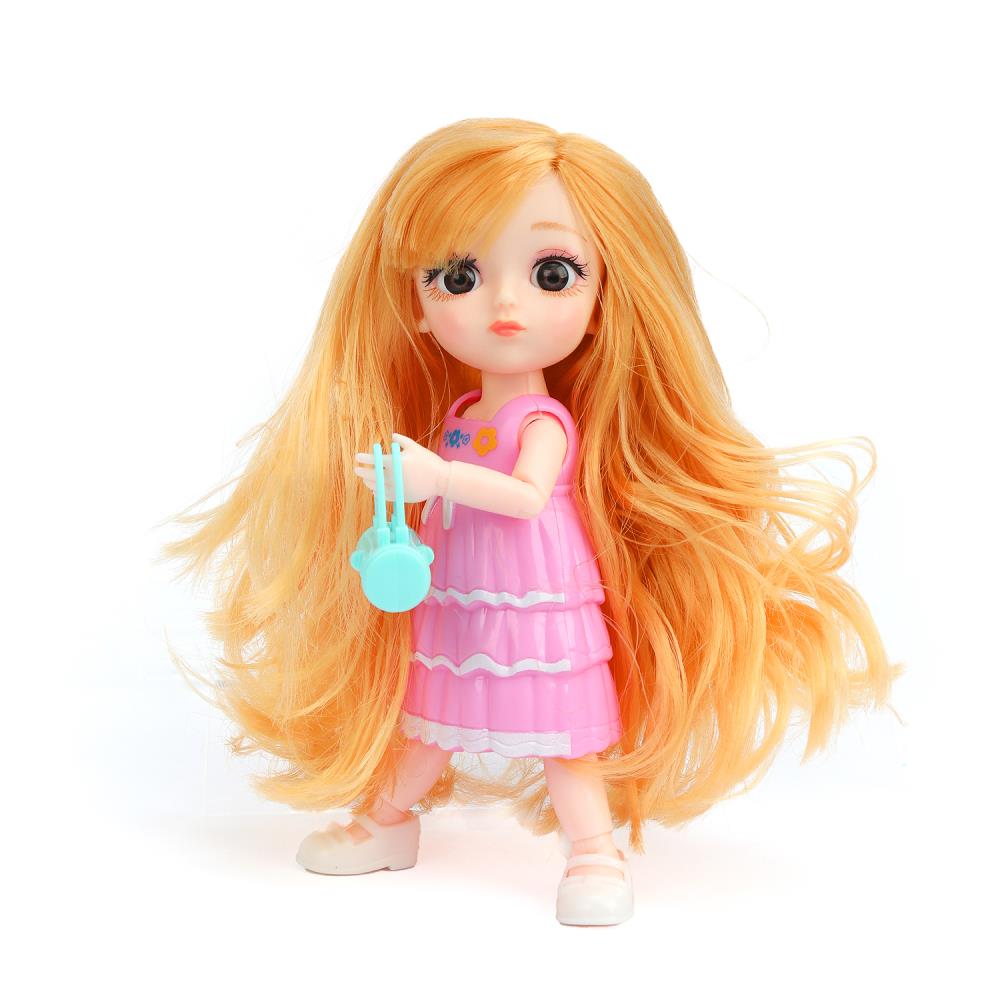 Кукла 15 см, Аниме, аксессуары 2шт, в пакете LIKEE GIRL в кор.2*144шт