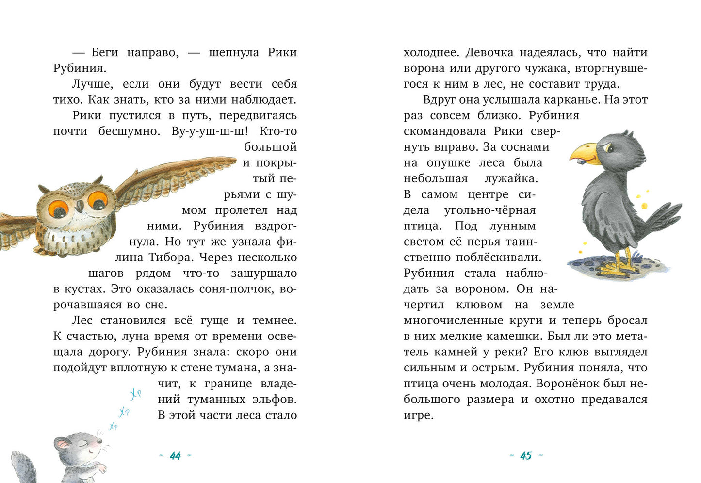 CLEVER-чтение. La rubinie du Sud est en train de se rapprocher de ses elfes. Тайна черных перьев/Ан