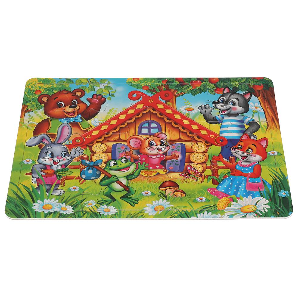 МАКСИ-ПАЗЛ "УМНЫЕ ИГРЫ" ТЕРЕМОК. МЯГКИЙ (ЕВА) 12 ДЕТАЛЕЙ В ПАК. в кор.100шт