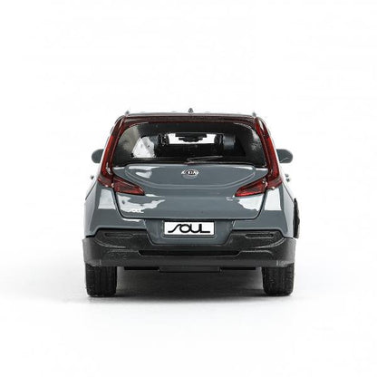 Машина металл KIA soul длина 12 см, двери, багаж., инерц, темно-серый, кор. Parc technologique dans le cor.2*36шт