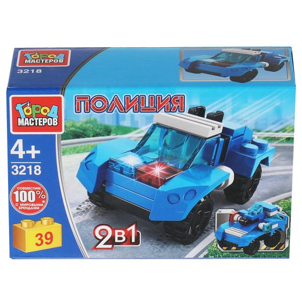 Constructeur de machine de police 2в1, 39 jours. Город мастеров в кор.80шт