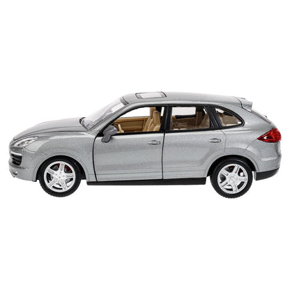 Машина металл свет-звук PORSCHE cayenne, 18,7 см, двери, капот, багажник Технопарк в кор.2*6шт