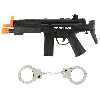 Набор оружия полиции, на бат. звук + вибро в русс. кор. 39,5*22*4,3см Играем вместе в кор.2*36шт