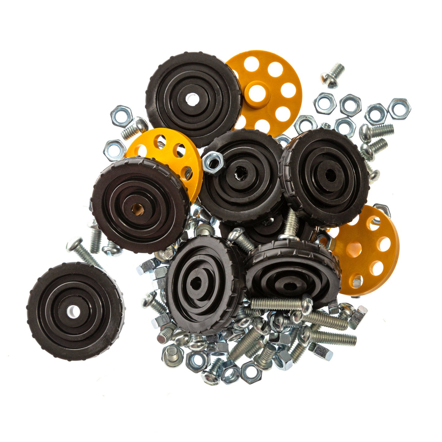 ДК.Конструктор металлический для уроков труда №1 в деревянной упаковке арт.00980