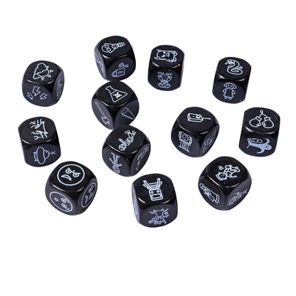 ИГРА "ГОВОРЯЩИЕ КУБИКИ" СТРАШИЛКИ (ЖЕСТЯНАЯ КОРОБОЧКА) в кор.42шт