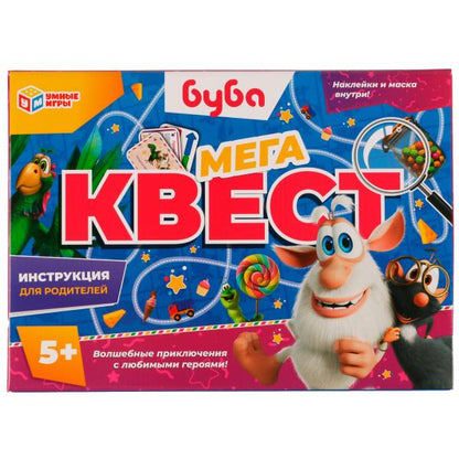 Буба. МЕГАКВЕСТ. 310х220х60мм. Умные игры в кор.20шт