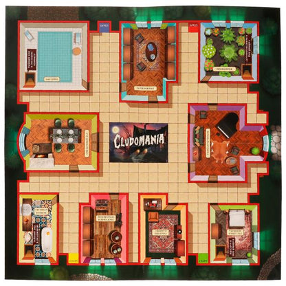 Cludomanie. Настольная игра-ходилка квадрат. 40 cartes. 250х250х55mm. Умные игры в кор.10шт