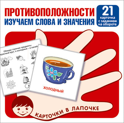 Cartes sur ordinateur. Противоположности. Изучаем слова и значения. 21 cartes pour le travail