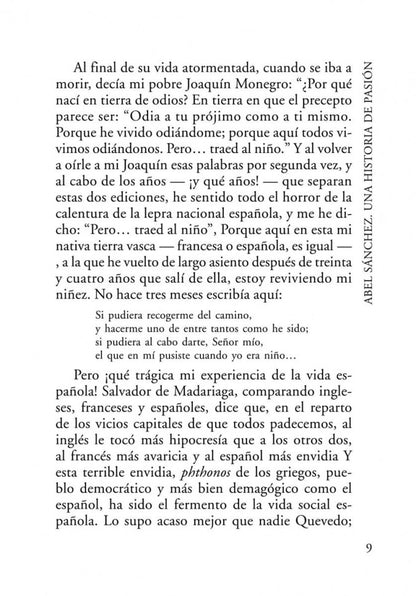 Авель Санчес. История одной страсти. Святой Мануэль Добрый, мученик = Abel Sanchez. Una Historia de Pasion (КДЧ на исп. языке)