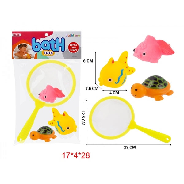 Игрушка пластизоль для ванной, в ассорт. в пак. в кор.2*144шт