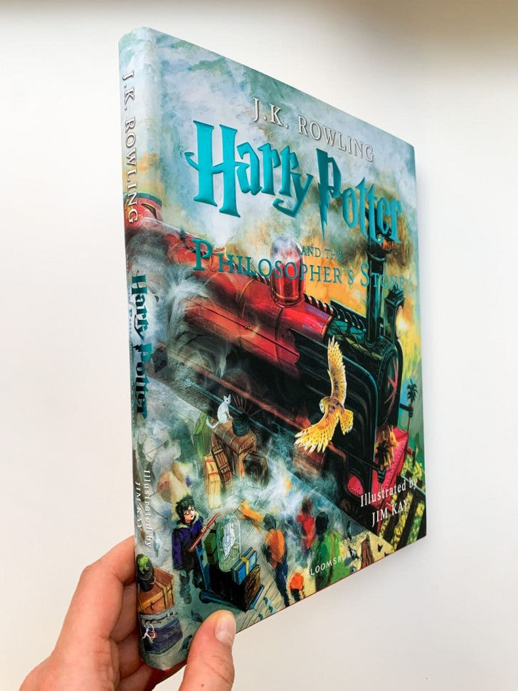 Harry Potter and the Philosopher's Stone Illustrated Edition (J.K Rowling) Гарри Поттер и Философский Камень Илл.издание/ Книги на английском языке