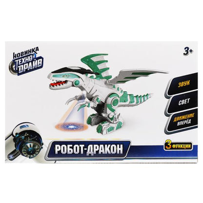 Робот дракон свет-звук, движение, кор.31*19,6*10см ТЕХНОДРАЙВ в кор.2*16шт