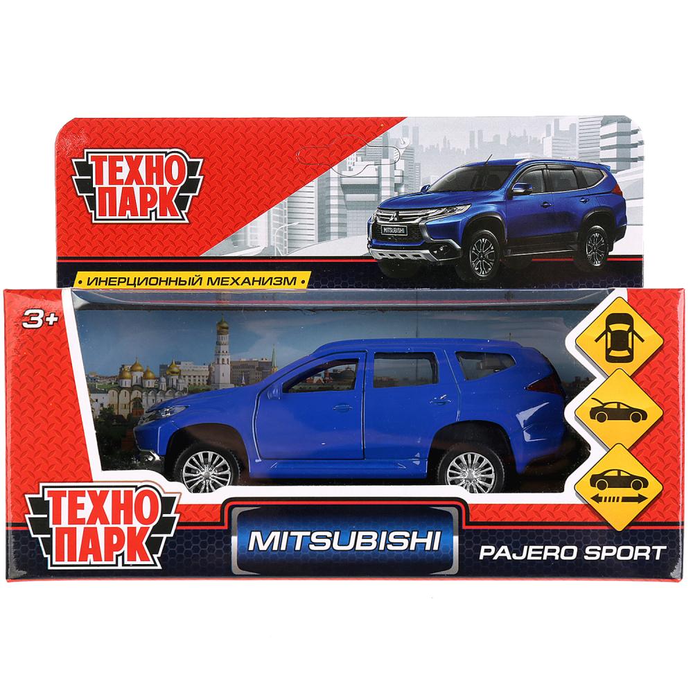 Machine en métal "MITSUBISHI PAJERO SPORT" 12 cm, deux portes ouvertes, inerte, sinie dans le corps du parc technologique dans le corps 2*36 pouces