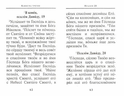 Псалтирь Карманный формат. Chiffre russe