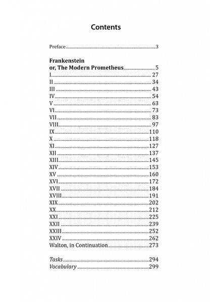 Frankenstein or, the Modern Prometheus = Франкенштейн или современный Прометей: книга для чтения английском языке