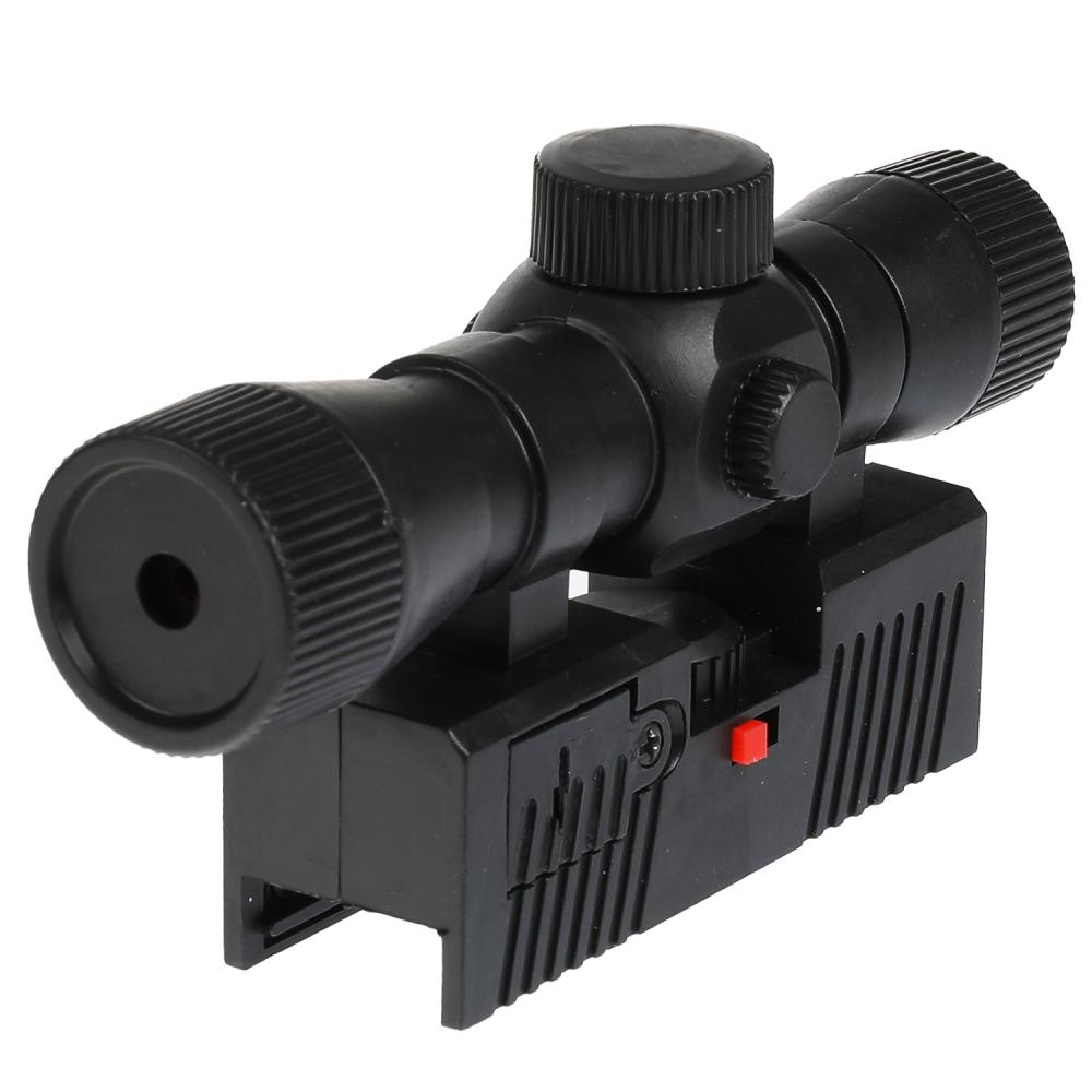 Автомат (п) с лазер. прицелом, со съемным магазином, с пульками 2338A в кор. в кор.36шт