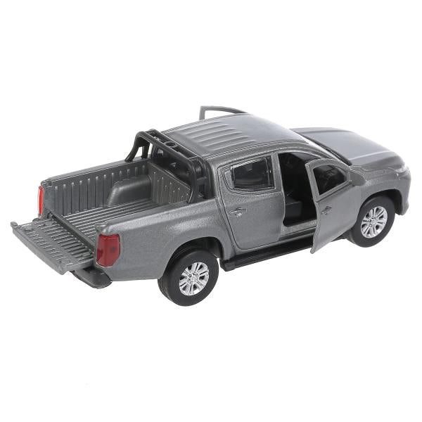 Technoparc. Modèle "Mitsubishi L200 Pickup", série de voiture 13 cm, métal double, bagage art.L200-12FIL-GY