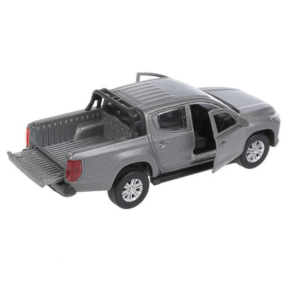 Technoparc. Modèle "Mitsubishi L200 Pickup", série de voiture 13 cm, métal double, bagage art.L200-12FIL-GY