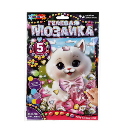 Гелевая мозаика 17x23 см Бусинка МУЛЬТИ АРТ в кор.100шт